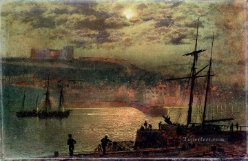  TK Painting - Whitby From Scotch Head city scenes John Atkinson Grimshaw